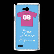 Coque LG L80 Troisième ligne centre Bonus offensif-défensif Bleu