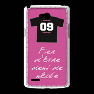 Coque LG L80 Demi de mêlée Bonus offensif-défensif Noir
