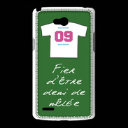 Coque LG L80 Demi de mêlée Bonus offensif-défensif Vert