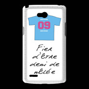 Coque LG L80 Demi de mêlée Bonus offensif-défensif Blanc 2