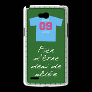 Coque LG L80 Demi de mêlée Bonus offensif-défensif Vert 2