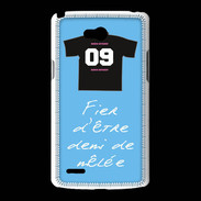 Coque LG L80 Demi de mêlée Bonus offensif-défensif Bleu 2