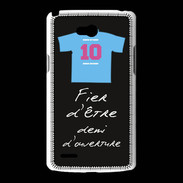 Coque LG L80 Demi d'ouverture Bonus offensif-défensif Noir 2