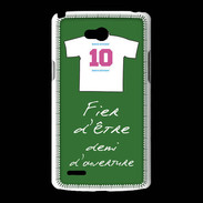 Coque LG L80 Demi d'ouverture Bonus offensif-défensif Vert