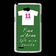 Coque LG L80 3/4 aile gauche Bonus offensif-défensif Vert