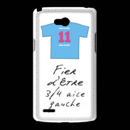 Coque LG L80 3/4 aile gauche Bonus offensif-défensif Blanc 2