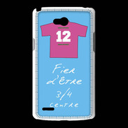 Coque LG L80 3/4 centre G Bonus offensif-défensif Bleu