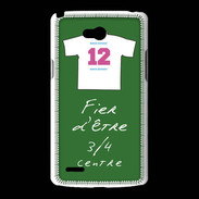 Coque LG L80 3/4 centre G Bonus offensif-défensif Vert