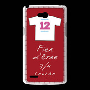 Coque LG L80 3/4 centre G Bonus offensif-défensif Rouge