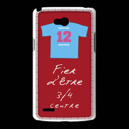 Coque LG L80 3/4 centre G Bonus offensif-défensif Rouge 2