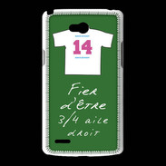 Coque LG L80 3/4 aile droit Bonus offensif-défensif Vert
