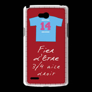 Coque LG L80 3/4 aile droit Bonus offensif-défensif Rouge 2