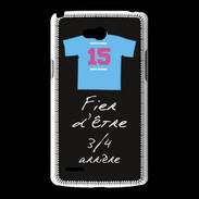 Coque LG L80 3/4 arrière Bonus offensif-défensif Noir 2