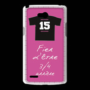 Coque LG L80 3/4 arrière Bonus offensif-défensif Rose 2