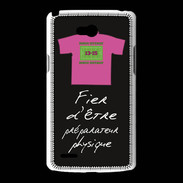 Coque LG L80 Préparateur physique Bonus offensif-défensif Noir