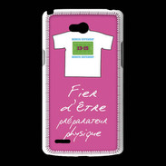 Coque LG L80 Préparateur physique Bonus offensif-défensif Rose