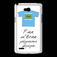 Coque LG L80 Préparateur physique Bonus offensif-défensif Blanc 2