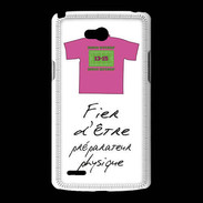 Coque LG L80 Préparateur physique Bonus offensif-défensif Blanc