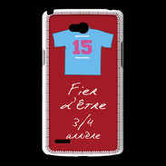 Coque LG L80 3/4 arrière Bonus offensif-défensif Rouge 2
