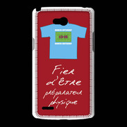 Coque LG L80 Préparateur physique Bonus offensif-défensif Rouge 2