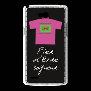 Coque LG L80 Soigneur Bonus offensif-défensif Noir