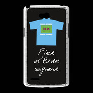 Coque LG L80 Soigneur Bonus offensif-défensif Noir 2