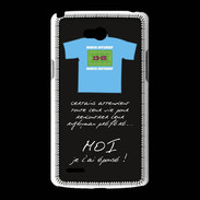 Coque LG L80 Moi je l'ai épousé Bonus offensif-défensif Noir 2