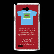 Coque LG L80 Moi je l'ai épousé Bonus offensif-défensif Rouge 2