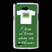 Coque LG L80 Mère de rugbyman Bonus offensif-défensif Vert