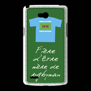 Coque LG L80 Mère de rugbyman Bonus offensif-défensif Vert 2