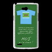 Coque LG L80 Moi je l'ai élevé Bonus offensif-défensif Vert 2