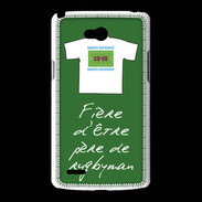 Coque LG L80 Père de rugbyman Bonus offensif-défensif Vert