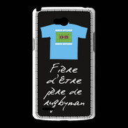 Coque LG L80 Père de rugbyman Bonus offensif-défensif Noir 2