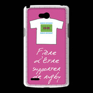 Coque LG L80 Supporters Bonus offensif-défensif Rose