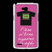 Coque LG L80 Supporters Bonus offensif-défensif Rose 2