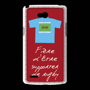 Coque LG L80 Supporters Bonus offensif-défensif Rouge 2