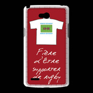 Coque LG L80 Supporters Bonus offensif-défensif Rouge