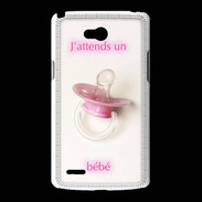 Coque LG L80 J'attend un bébé PR