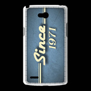 Coque LG L80 Since 1971 Bleu