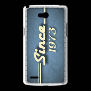 Coque LG L80 Since 1973 Bleu