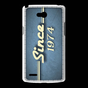 Coque LG L80 Since 1974 Bleu