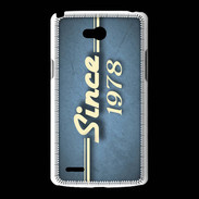 Coque LG L80 Since 1978 Bleu