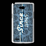 Coque LG L80 Since crane bleu 1985