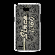 Coque LG L80 Since crane gris 1956