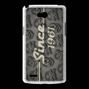 Coque LG L80 Since crane gris 1961