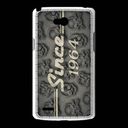 Coque LG L80 Since crane gris 1964