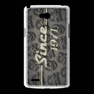 Coque LG L80 Since crane gris 1971