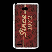 Coque LG L80 Since crane rouge 1972