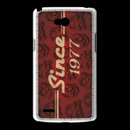 Coque LG L80 Since crane rouge 1977