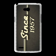 Coque LG L80 Since 1957 gris
